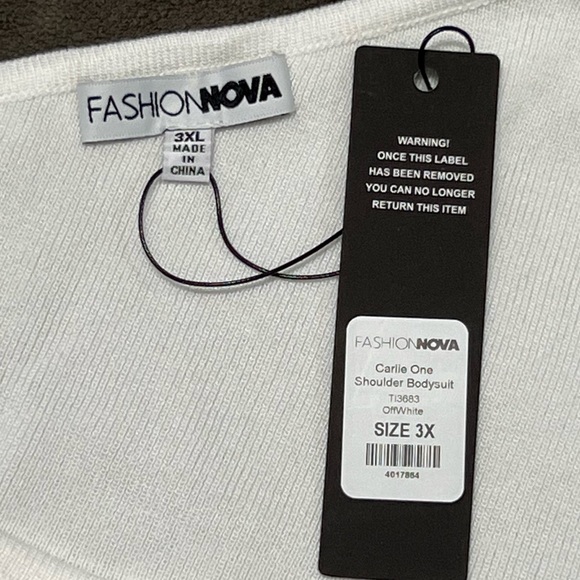 Carlie One Shoulder Bodysuit - Picture 8 of 10